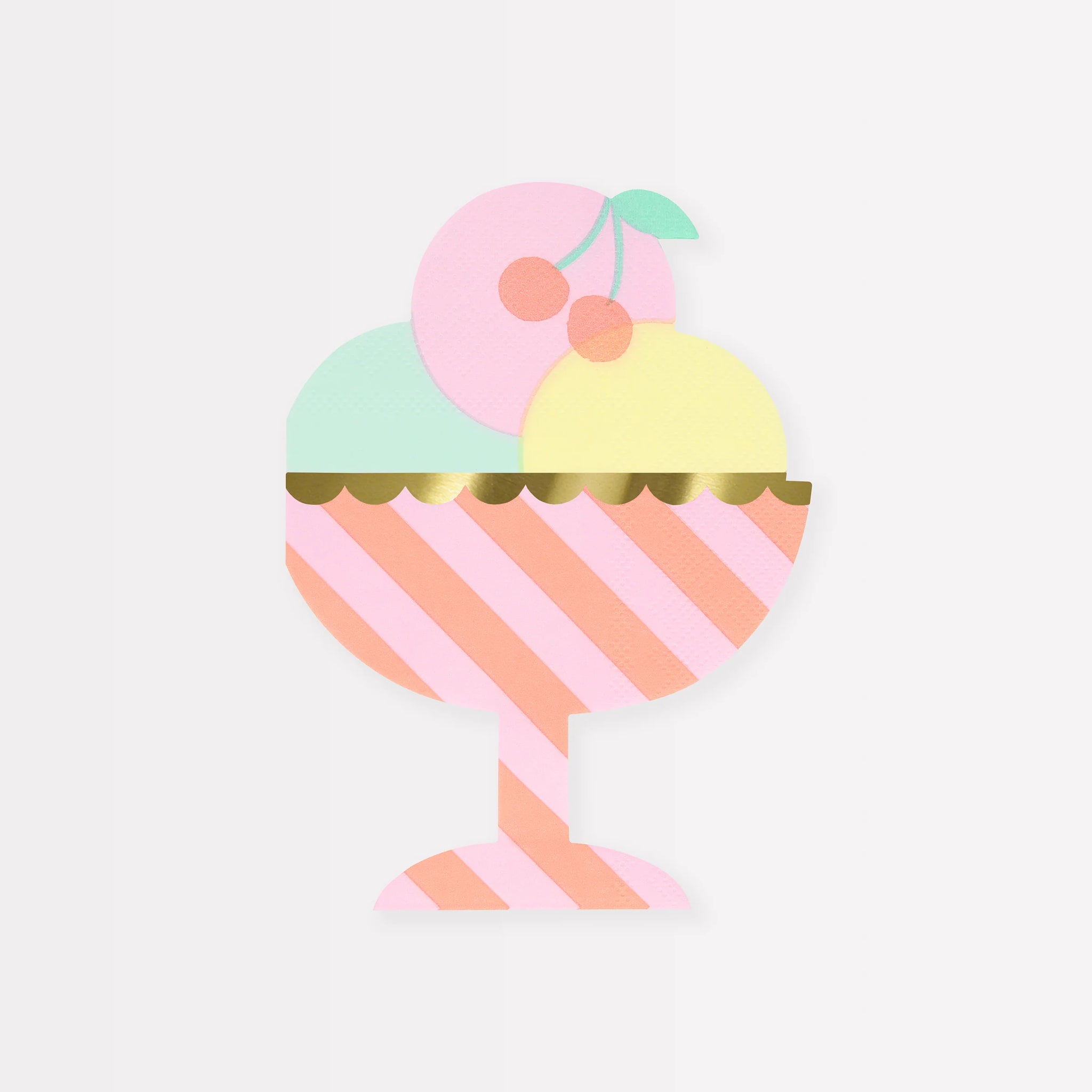 Ice Cream Sundae Napkins