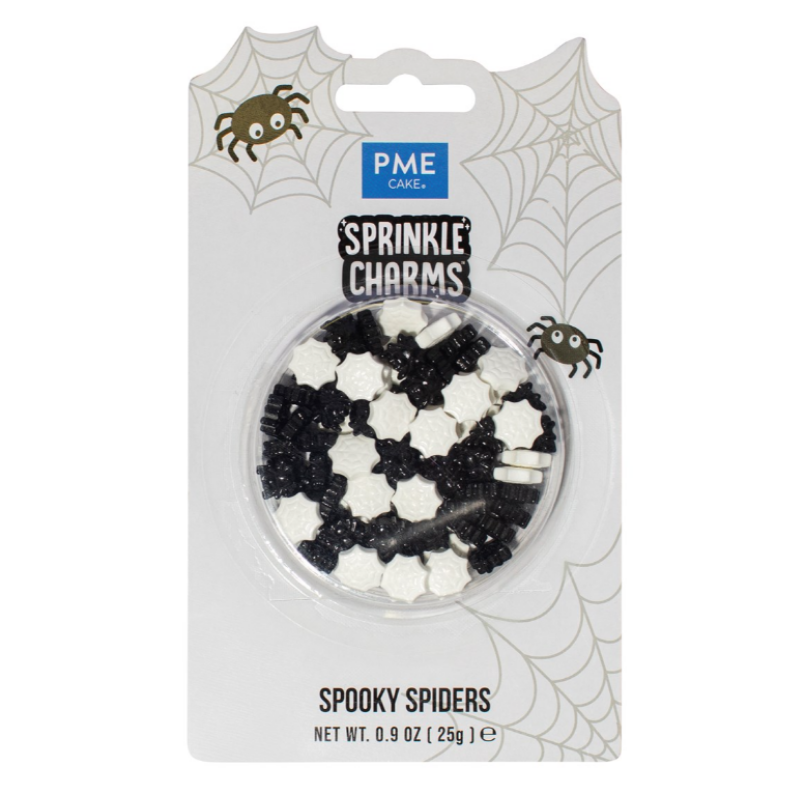 PME Halloween Sprinkle Charms - Spooky Spiders (25g)