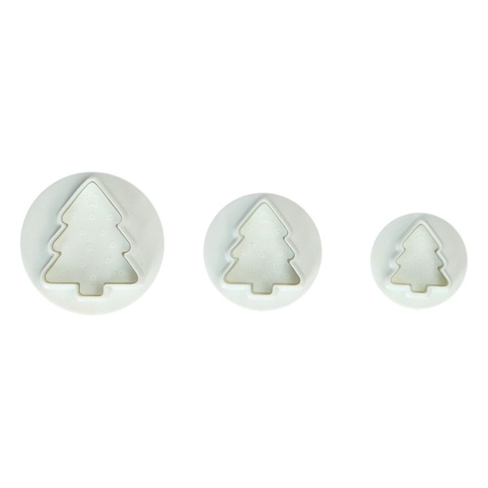 Wilton Christmas Tree Plunger Set of 3