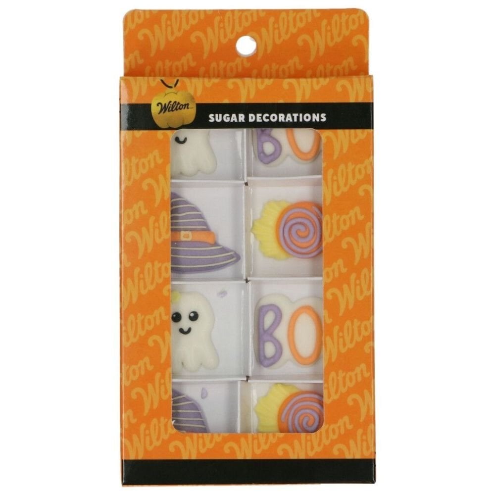 Wilton Cute Halloween Sugar Decorations Set Of 8