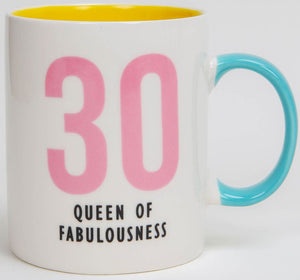 30 - Queen of Fabulousness Fine Bone China Mug