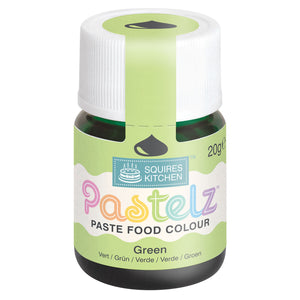 Squires Kitchen PASTELZ  - Pastel Green Food Colouring Paste  - GREEN