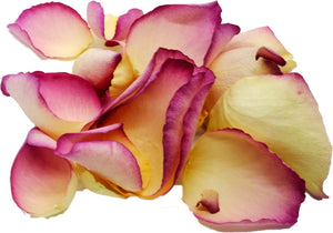 Natural Raspberry & Lemon Blush Freeze Dried Rose Petals