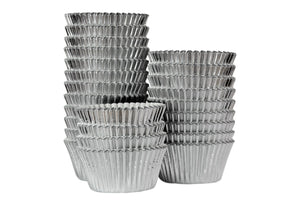 Silver Foil Large Cupcake / Muffin cases- Bulk pack of 375