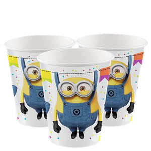 Minions Despicable Me Kids Party Supplies Tableware Pack - 8 Guests