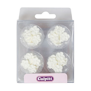 White Mini Blossoms - 48 Pack