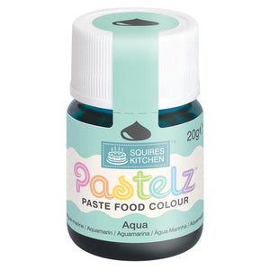 Squires Kitchen PASTELZ  - Pastel Food Colouring Paste  - AQUA