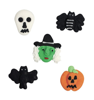 Halloween Variety Edible Cake Toppers - 20 Toppers
