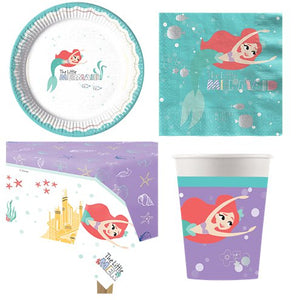 Ariel Under The Sea Party Pack - 8 Guests