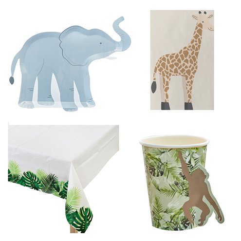 Lets Go Wild Jungle Party Set