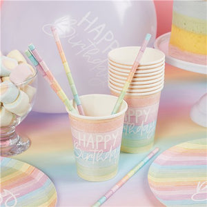 Stef Chef Pastel Rainbow Party Pack - 8 Guests - Deluxe
