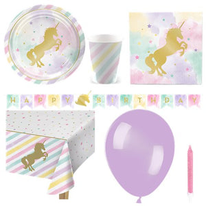 Unicorn Sparkle Party Pack - Deluxe Pack for 8