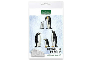 Penguin Family Silicone Mould - Katy Sue