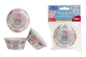 Peppa Pig Cupcake Cases - 25 Cases