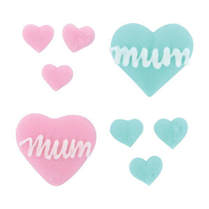 Mother's Day Mum Cake Decorations Sugar Cupcake Toppers - 31 PK