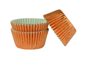 Rose Gold Foil Large Cupcake / Muffin cases- pack of 45