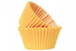 Yellow Baking Cases - Pack of 50