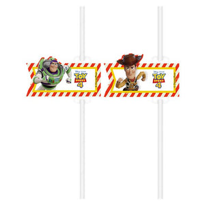 Toy Story 4 Party Straws - 4 Pack