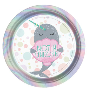 Narwhal Party Plates - 8PK