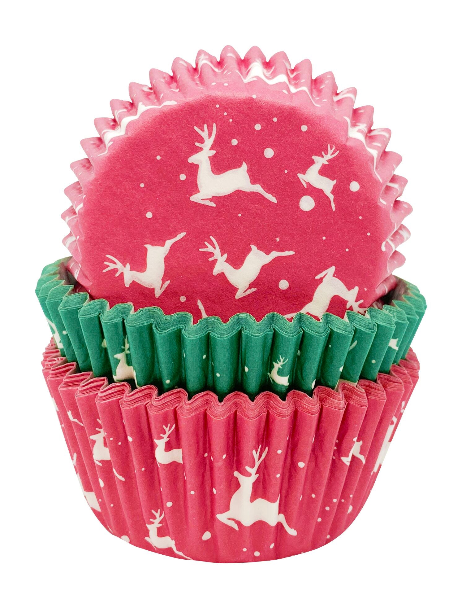Reindeer Petit Four Cases in Rip-Top