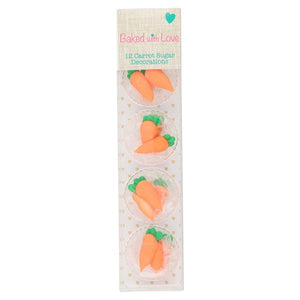 Carrot Cake Decorations - 12 Pack