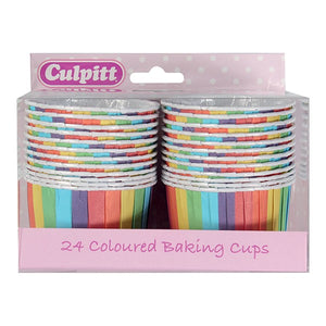 Rainbow Baking Cups - Culpitt - 24PK