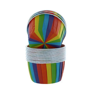 Rainbow Baking Cups - Cake Star  - 24PK