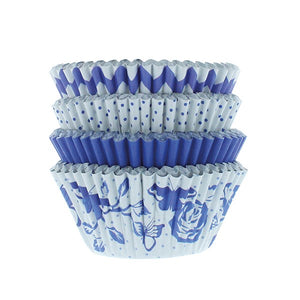 House of Cake China Blue Cupcake Cases - 100 pack