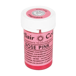 Rose Pink  - Sugarflair Colouring Paste - 25g