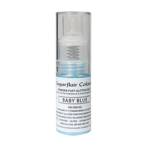 Powder Puff Glitter Dust Spray - Blue 10g