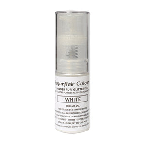 Powder Puff Glitter Dust Spray - White 10g