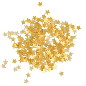 Edible Sugarflair Metallic Gold Colour Stars - 3g