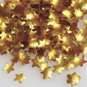 Rainbow Dust Edible Glitter Gold Stars - 1.4g