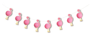 Make your Own Pink Flamingo Balloon Garland