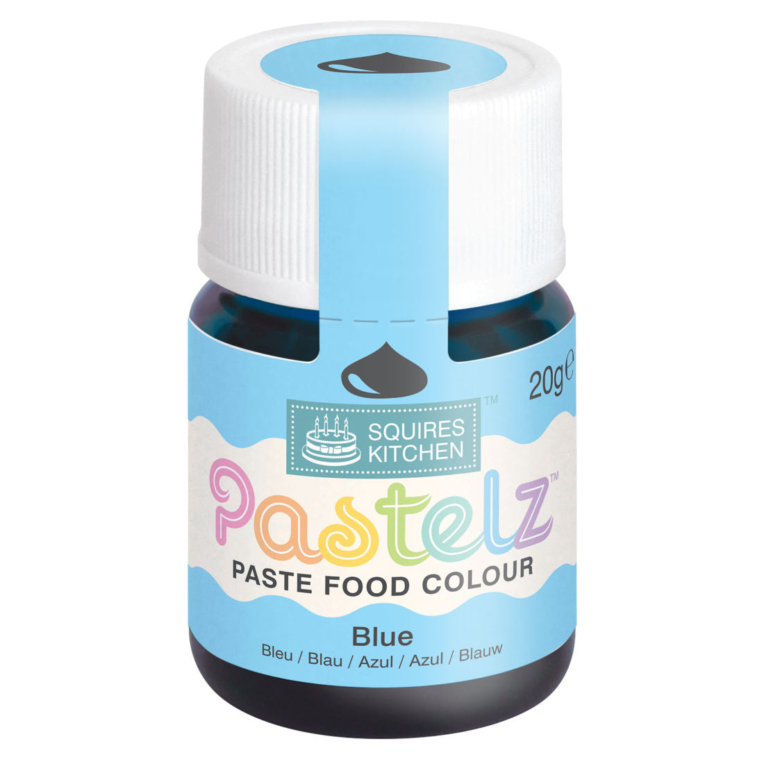 Squires Kitchen PASTELZ  - Pastel Blue Food Colouring Paste  - BLUE