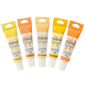 Food  Gel Colouring Set - Yellows - 5 pack