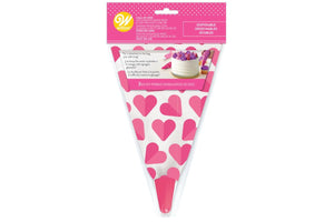 Wilton Valentines Piping Bag Set - Includes 3 Bags and Tips