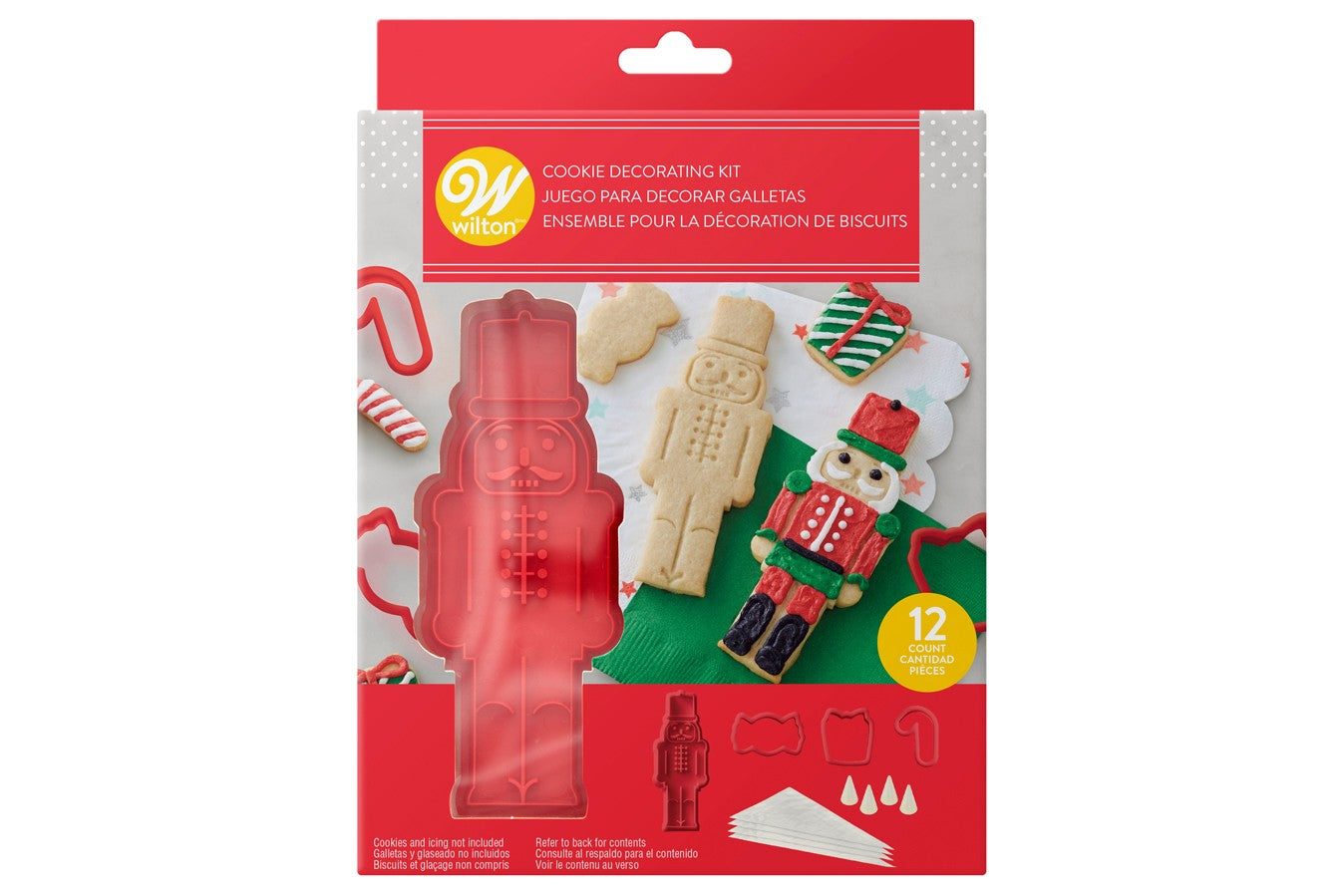 Wilton Christmas Nutcracker Cookie Stamping and Decorating Kit
