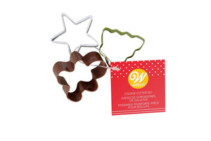 Wilton Mini Christmas Cookie Cutters - Set of 3
