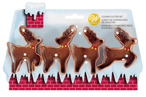 Wilton Reindeer Cookie Cutters - Set of 4