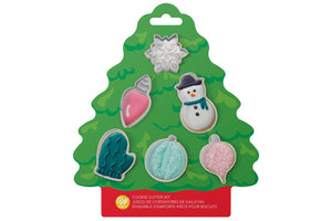 Wilton Christmas Tree Mini Cookie Cutter Set