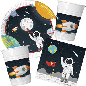 Space Theme Party Bundle Kids Party Astronaut Outer Space for 8 Guests