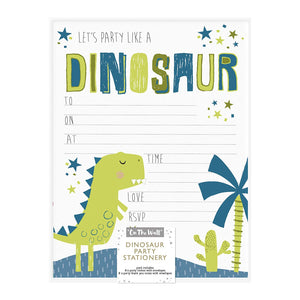 Roar Dinosaur Party Stationery - Invites and Thank you cards