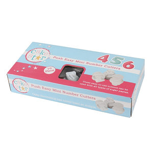 Cake Star Push Easy Cutters - Mini Numbers Set - 26 Piece