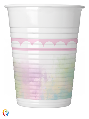Believe in Unicorns Party Plastic Cups - 200ml