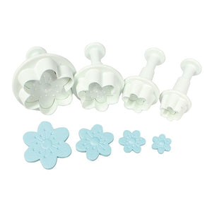 Cherry Blossom Plunger Cutter - 4 pieces - Cake Star