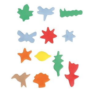 Cake Star Mini Nature Theme Cutters - 12 pieces