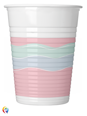 Elegant Party Plastic Cups - 200ml