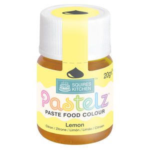 Squires Kitchen PASTELZ  - Lemon Pastel Food Colouring Paste  - LEMON