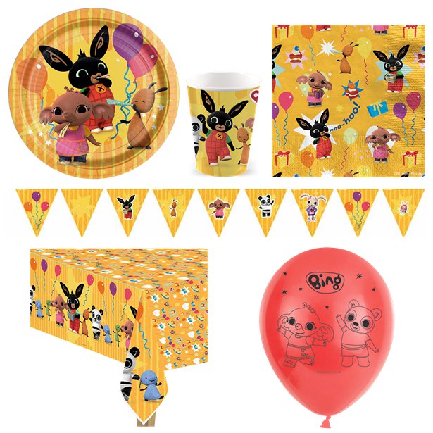 Bing Bunny Deluxe Party Pack for 8